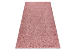 RugsX Tæppe SOFFI lurvet 5cm rødme pink 140x190 cm