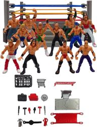 Wrestling Figures. Minifigurer af brydning