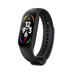 M7 Smart Watch Miehet Naiset Smartband M7 syke Smartwatch Fitness Tracker Verenpaine Sport Smart rannekoru mi band 7 musta80