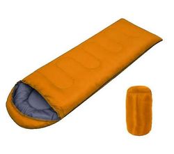Handuo Camping sovepose Rejse Pillow Kompakt Kompression Sack sovepose til voksne Børn orange