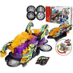 HOT Screechers Wild Violence Transformation Anime Toimintahahmo Robot Burst Deformation Car Beast 360 Flip Capture Chip Lasten lelut