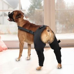 Koiran lonkkatuki | Säädettävä Pet Dog Legs Protector Supporter | Polvituki Takajalkojen tuki Nivelkääre koirille Jalat Recover-hao-hyvä M