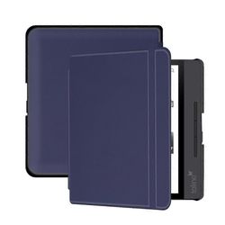 Tolino epos2 8 tuuman 2019 tablettikotelo ohut PU-nahkainen suojakotelo jalustalla automaattinen lepotila / herätys taitettava sininen