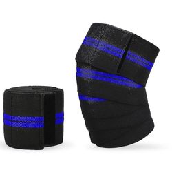 Knee Wraps-elastisk kne og albue støtte og kompresjon - For styrkeløft Fitnessgym Workout