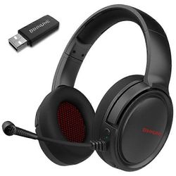 BINNUNE 2.4G + Bluetooth-pelikuulokkeet over-ear-stereokuulokkeet 3.5 mm: n liittimellä Monivärinen