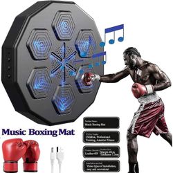 2024 Ny musikk boksemaskin Hjemmeveggmontering Elektronisk Smart Focus Agility Training Digital Boxing Wall Target stanseputer og hansker 2023 Hot ...