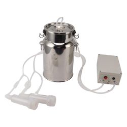 Vuohen lypsykone ruostumaton teräs US pistoke 100-240V taitettava kahva automaattinen pulssi tyhjiöpumppu lypsäjä vuohi 7 litraa