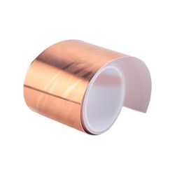 100 mm x 5 m puhdasta kuparia sisältävä EMI-johtava kitaran suojausnauha Kupari