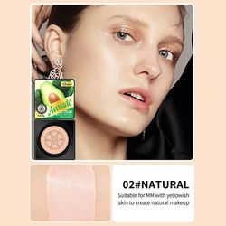 Avokado Meikki Air Cushion Bb Cream Meikkivoide Sienipää Cc Voide Peitevoide Luonnollinen väri