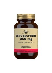 Solgar resveratrol 250mg Softgels, 30