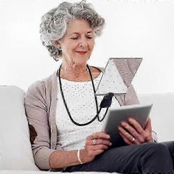 5X suurennuslasi heikkonäköisille eläkeläisille säädettävällä handsfree-jalustalla - SZRH A-N -mallin lukuapu