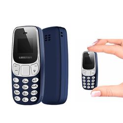 Mini matkapuhelin, bm10 dual sim, pienin puhelin - tummansininen