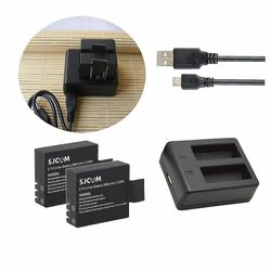 Pg1050 akku tai laturi Sjcam Sj4000 5000x Eken H9 H9r H8r M10 4k M10wifi-HD KAKSI USB-laturia