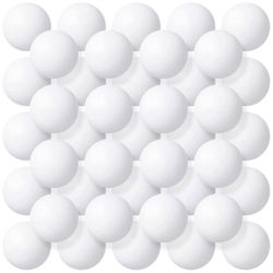 300 kpl pingispalloja 40 mm pingispalloja pomppupalloja, valkoisia pingispalloja Valkoinen