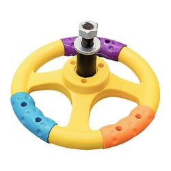 1 kpl lasten leluauton puskurin auton ohjauspyörä yleiskäyttöinen ohjauspyörä ruuvilla Värikäs 16.5CM