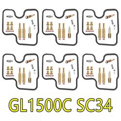 HONDA GL1500 SC34 6 sarjaa kaasuttimen korjaussarja Valkyrie 1500 GL1500C GL1500G GL1500CT Carb Float -osat
