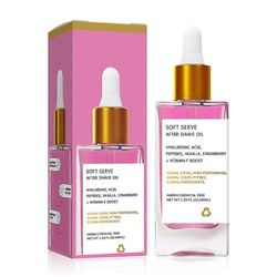 Mansikka Vanilla After Shave Oil Women sileälle iholle, todella pehmeä parranajon jälkeinen öljy, ehkäisee sisäänkasvaneita karvoja ja kuivumista 2pcs