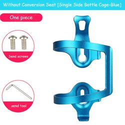 Aluminiumslegering cykel kedel ramme integreret mountainbike vand kop holder blå Unilateral model