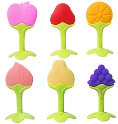 6 Pack Teethers Til Babyer 0-12 Måneder Bpa Free