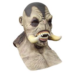 Mikasa Halloween Orc Mask Hovedbeklædning Halloween Skræmmende Orc Mask Grå