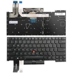 Yhdysvaltain version kannettavan tietokoneen näppäimistö For Lenovo ThinkPad T490S T14S 20T0 20T1