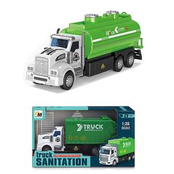 Yunshu Plast Pull Back Model Bil, Legetøj til Børn sprinkler Sanitation