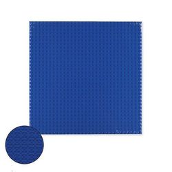 Ebox Dobbeltsidede bundplader til små klodser - kompatibelt byg Blå 25.6x25.6cm