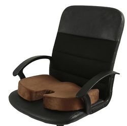 Coosilo Memory Foam sædepude til bilsæder, hjemmekontor og rejsepude kaffe