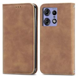 Motorola Edge 50 Pro 5G -puhelinkotelo Skin-Touch-korttipaikat PU Leather Folio Flip Cover Monivärinen Style F