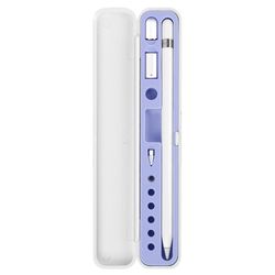 Suren Til Stylus Pen Apple Pencil Case White-Purple