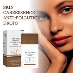 Ofocase Hudpleje essens Anti-forurening dråber, bronze fugtgivende sommer strand hud garvning pleje forsyninger 30ml 2 pcs