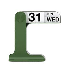 Työpöydän kääntökalenteri Moderni minimalistinen olohuoneen sisustus päivittäinen kalenteri Vihreä