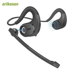 Trucker Bluetooth -kuulokkeet urheilulliset langattomat kuulokkeet, joissa irrotettava puomimikrofoni mykistyspainike Avaa korva Bluetooth-kuulokkeet