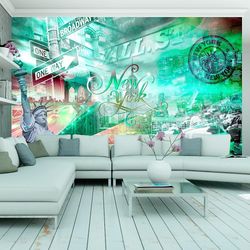 Artgeist Fotomurale - Grøn New York 300x210