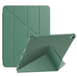 Älykäs Origami-nahkakotelo kynäpaikalla iPad Air 11 (2024) / Air (2022) / (2020) / Pro 11:lle Monivärinen Dark Green
