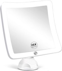 20x suurentava peili led-valolla, päivitetty valaistu meikkipeili suurennuksella