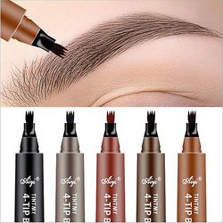 Nye 5 farver vandtæt øjenbryn blyant makeup naturlig langvarig eyeliner øjenbryn blyant pande blyant grå brun makeup
