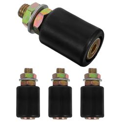 Raskas liukuporttipyörä, helppo asennus, parannettu ovien vakaus Musta 6.50X3.00X3.00CM