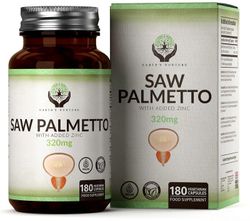 Earth's Nurture Saw Palmetto -uute sinkillä (320mg) 1 Bottle (180 Capsules)