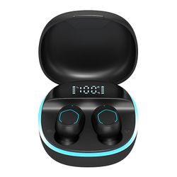 Zkdsv TWS M13 trådløs Bluetooth 5.2 in-ear hodetelefoner, Hifi stereo ørepropper med mikrofon, vanntette ørepropper, bass musikk headset Svart