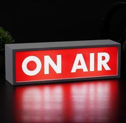 ON AIR -merkki seinäkiinnitys pulssi-ilmavalomerkki, studiovalo ja sisustus