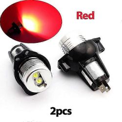 BMW E90 E91 2005-2008 virheettömät 10W LED Angel Eyes -merkkivalot Moniväriset polttimot Punainen