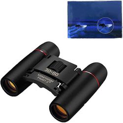 Coosilo Kikkert Compact 30x60 Foldbar teleskopisk kikkert Night Vision Børn perfekt til fuglekiggeri udendørs jagt vandreture koncerter