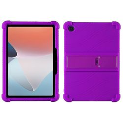 Suojakansi Oppo Pad Air 10.36-tuumaiselle 2022 PC-jalustalla, putoamissuoja pehmeällä silikonilla T Violetti