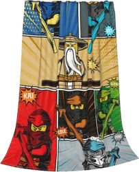 Cartoon Ninja Blanket Super Soft lämmin peitto kaikkina vuodenaikoina Olohuone Sohva Auto -CT1379JVRIVJH3837 50x40in 100x125cm