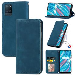 Gangxun Sag For Oppo Realme V11 5g Magnetisk Lukning Læder Tegnebog Cover Housse Etui Shockproof - Blå