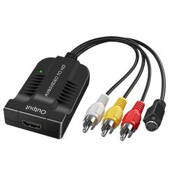 AV-S-Video-HDMI-yhteensopiva sovitin HDMI-yhteensopiva lähtö