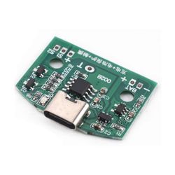 Kompakti C-tyypin LED-ohjausmoduuli Lamppupiirilevy kosketusyövaloille USB-latausominaisuudella portaaton Wuji 8w