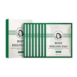 Vartalonkuorintatyyny herkälle iholle, hellävarainen kuorintakinnas käsille, käsivarsille, kasvoille, rusketuksen jälkeiseen hoitoon, punainen ja v...