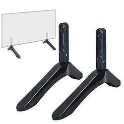 Tv Stand 2 stk universelt TV-stativ Basemontering Compitiabe med 32-65 tommers Samsung Vizio Sony LCD-TV ikke Compitiabe med Lg TV svart TV-brakett...